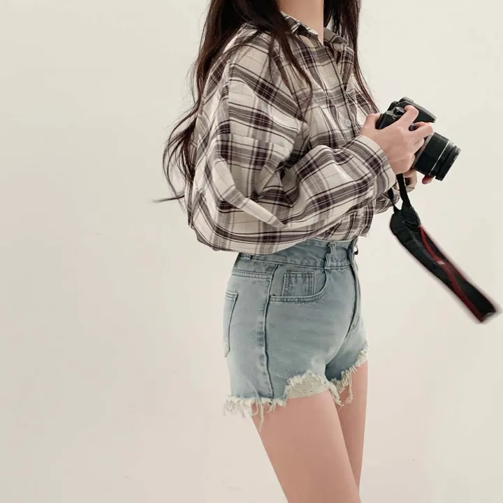 [✨8천장돌파!✨/컬러추가!]여리앤아방 체크남방 코튼 셔츠 -4color 상세 이미지 21
