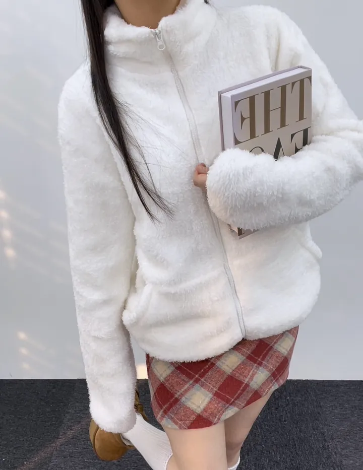 *부들양털후리스 3 SIZE * 후리스 가을 겨울 양털 오버핏 플리스 뽀글이 극세사 홈웨어 아우터 커플템 상세 이미지 19