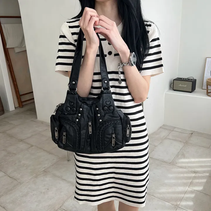 Vintage heart shoulder bag 상세 이미지 5