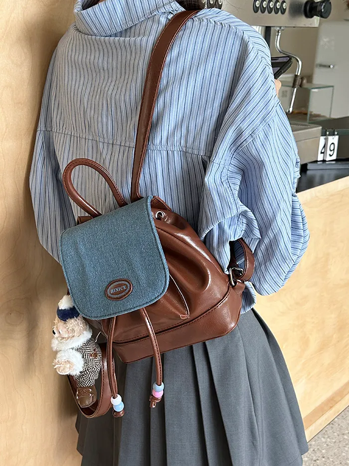 CASE Vintage Leather Mini Backpack (2 colors) 상세 이미지 7