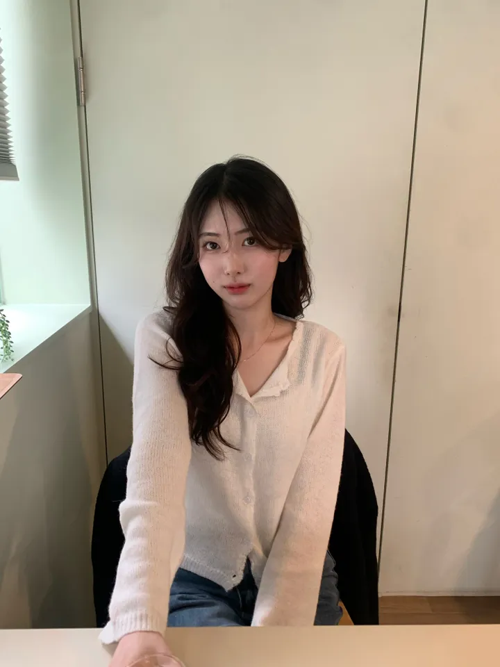 [봄신상/여리핏] 모헤어 러블리 프릴 파스텔 울 가디건 -4colo 상세 이미지 12