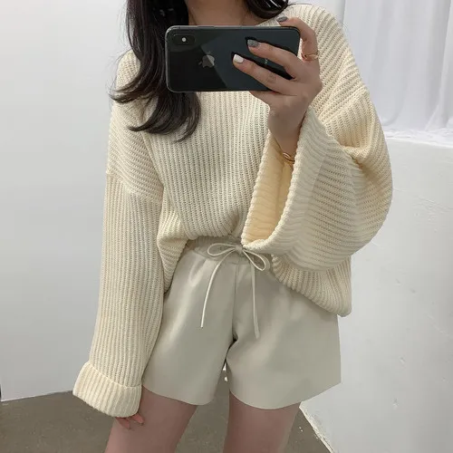 허리밴딩 레더 가죽 반바지 (2color) 상세 이미지 26
