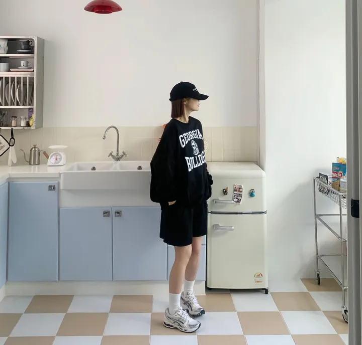 완전편한 셋업 트레이닝 반바지 세트 상세 이미지 8