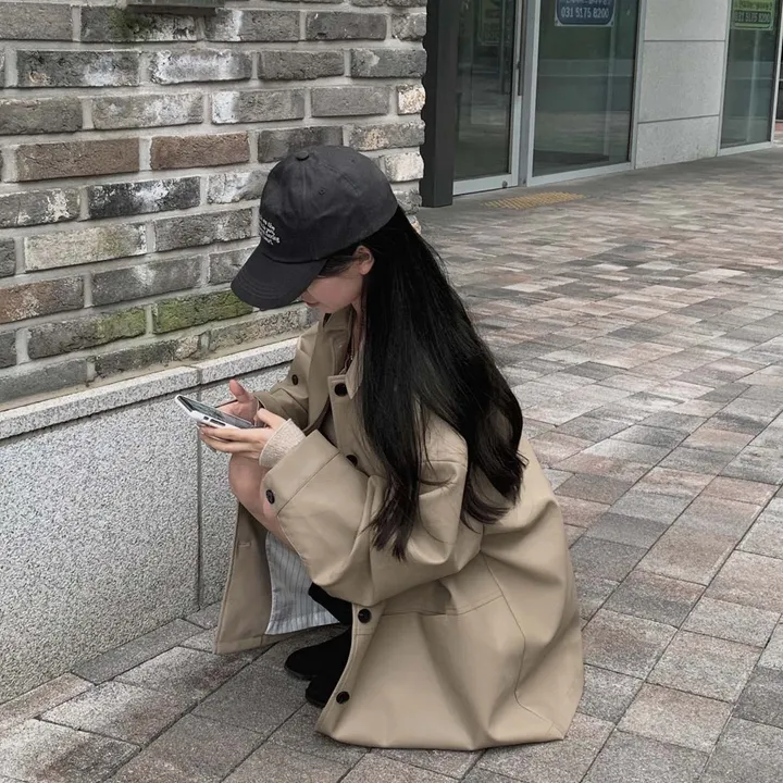 [힙덮는기장감~/블랙 당일출고🎉] 자체제작 #크치Made 오디너리 롤업 오버핏 하프 레더자켓 - jk 상세 이미지 46