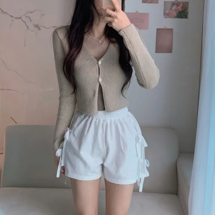 [반팔&긴팔 ver.] 💞꼬옥 소장 - 4계절 내내 활용! 데잇 투버튼 골지 가디건 상세 이미지 44