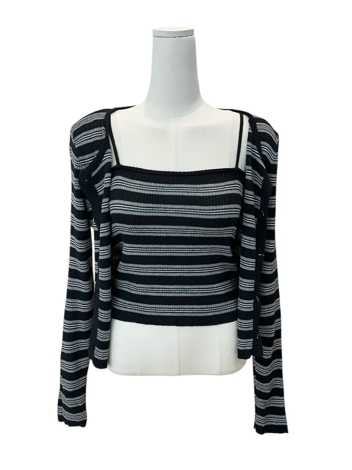 Pico sand sprite sleeveless cardigan set 피코 샌드 스트라이프 나시 가디건 세트 상세 이미지 25