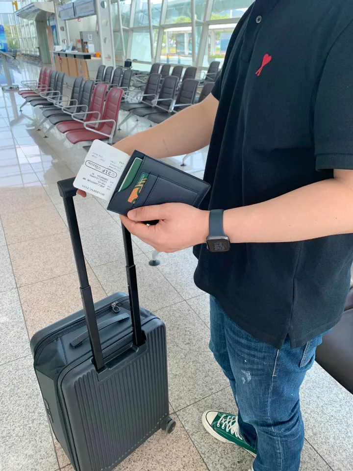 여권케이스 해외여행지갑 안티스키밍 RFID 차단 해킹방지 슬리브형 커플여권케이스 우정템 커플템 상세 이미지 15