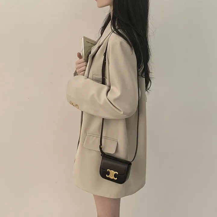 [봄ver/리얼오버핏] 고퀄! 모던 박시 데일리 투버튼 사이드포켓 싱글자켓 오피스룩 하객룩 데이트룩 빅사이즈 상세 이미지 10