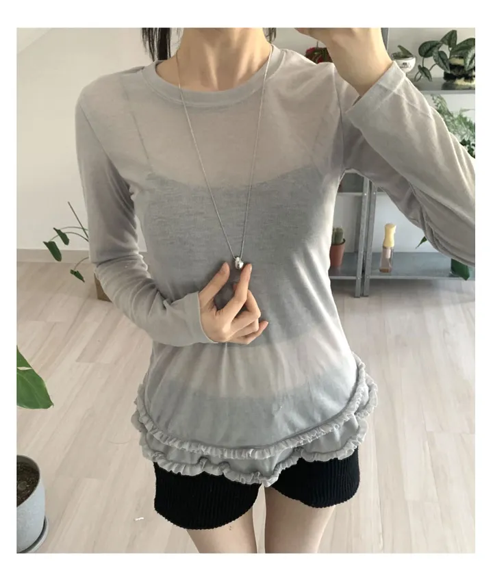 *당일출고*MD강추템🩶최저가 써클 체인 볼드 롱 데일리 목걸이 상세 이미지 8