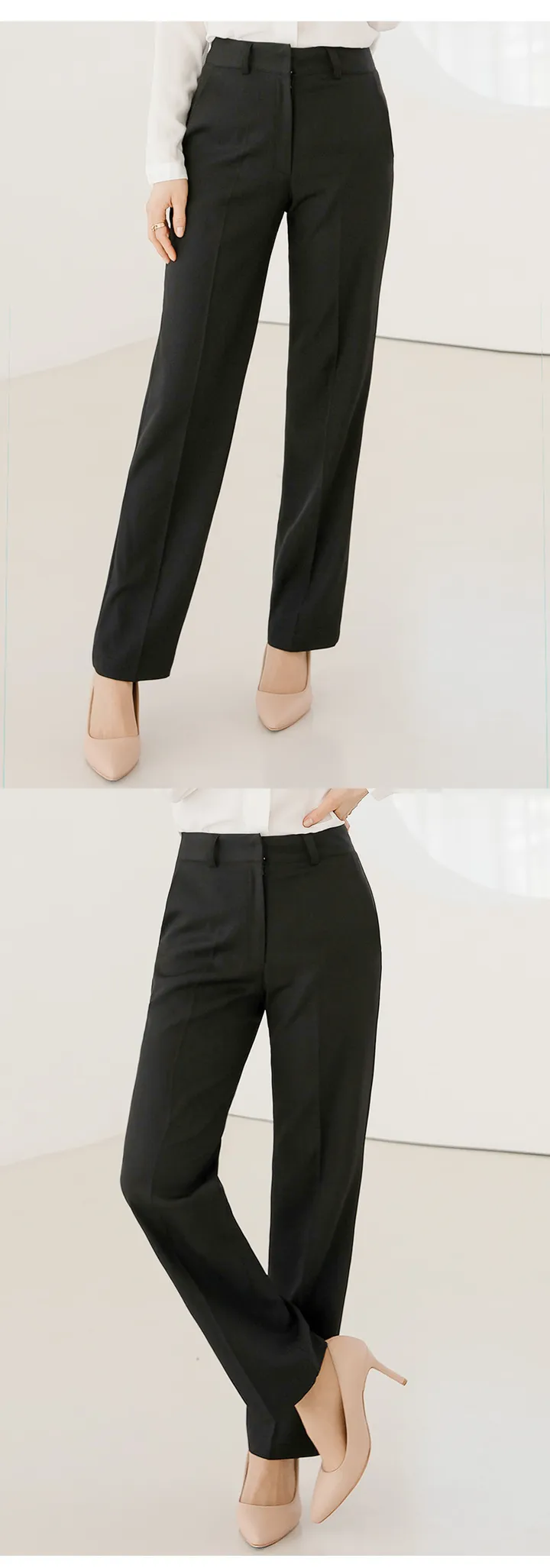 [2만장판매 가성비 바지정장세트] 44~100(XS~3XL) 면접복장 유니폼 발표의상 블랙 상세 이미지 37