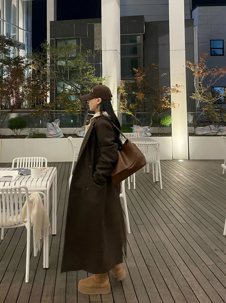 나인  프리미엄 울 맥시 코트 2color. 상세 이미지 75