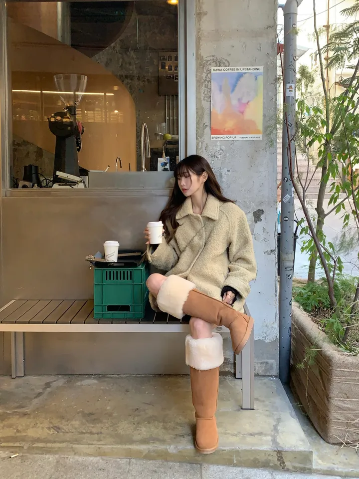 [울 70%] 퐁퐁부클울하프코트 상세 이미지 54