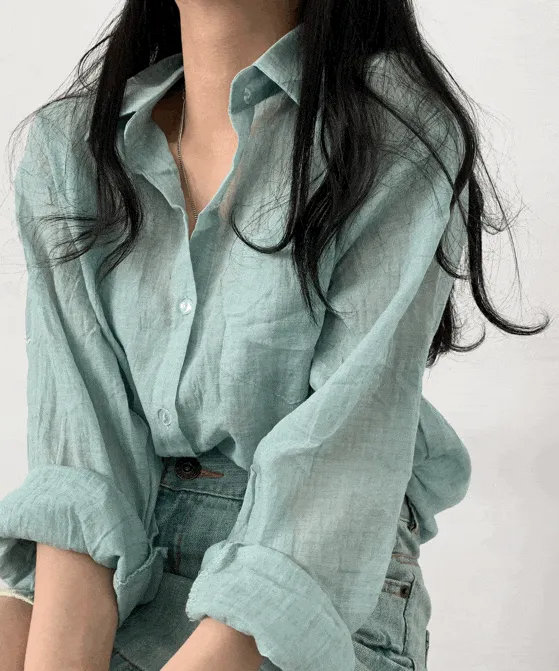 [크롭ver추가!17col]여리핏끝판왕 거즈남방,셔츠