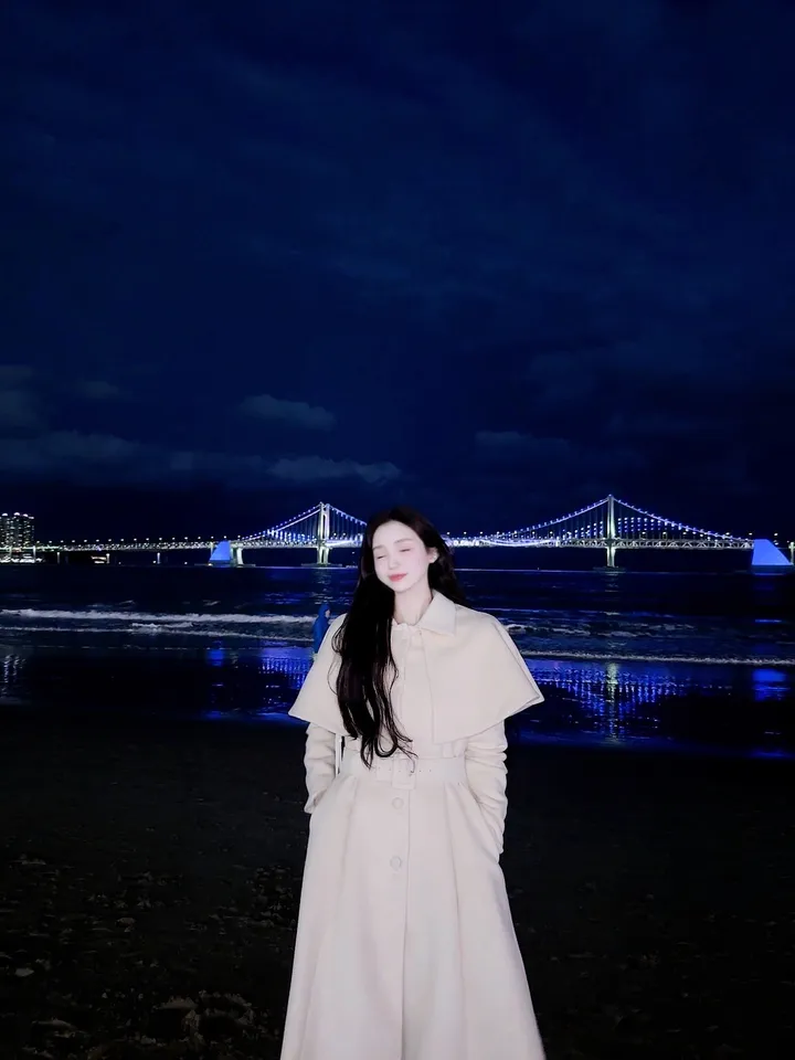 [빠른배송💗/기획특가💗] 벨 블랑쉬 케이프 스노우 아이보리 벨트 플레어 롱 코트 (high quality - 아이,핑크 고퀄리티 겨울 한겨울 방한 연말룩 페이크퍼 에코퍼) 상세 이미지 69