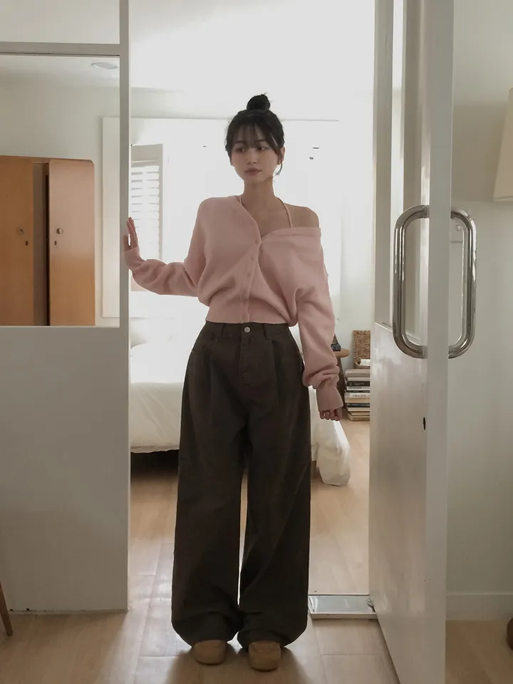 +영상[핏강추🤎] 틴츠 핀턱 코튼 와이드핏 롱 팬츠 3colors 상세 이미지 47