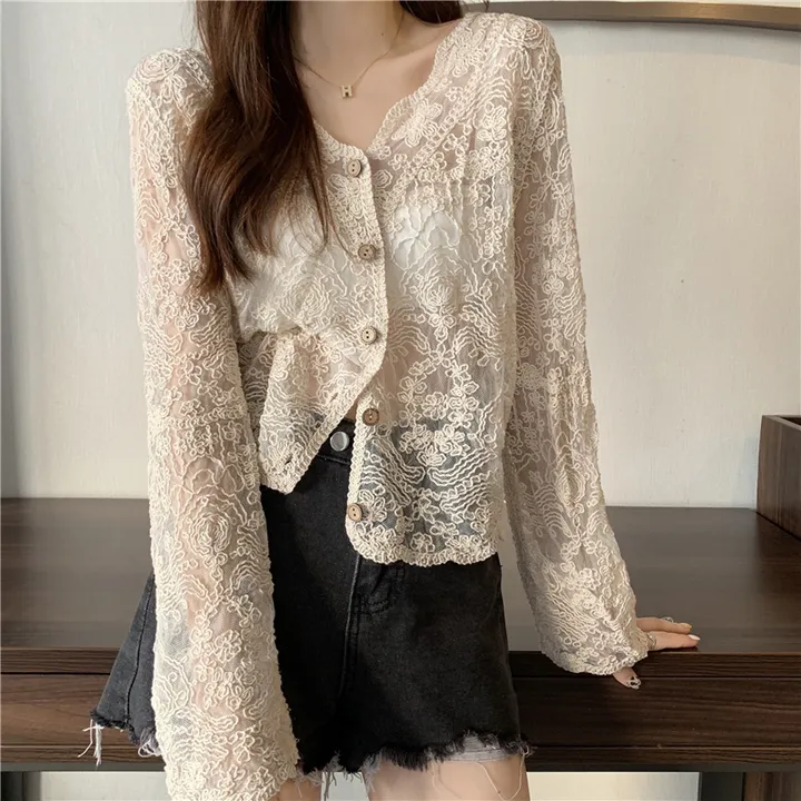 폭주✨️퀄주의 [🌷여신핏/예쁨주의🌷] 벨라 레이스 가디건 상세 이미지 3