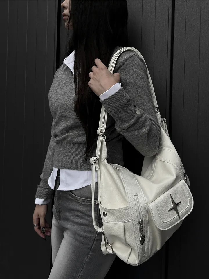 bling two-way white bag 상세 이미지 1