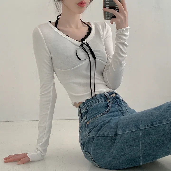 [히든밴딩/3단기장/S-4XL💫] 리어스 세미 와이드 롱 워싱 데님 팬츠 6colors 상세 이미지 22