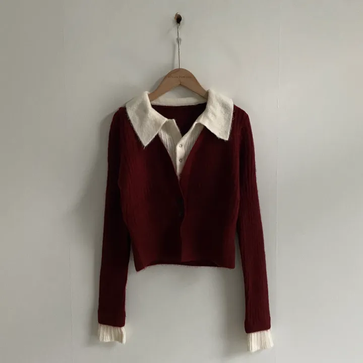 Made [일체형!/도톰✨] 르망 레이어드 앙고라 니트 가디건 - 4color 상세 이미지 39