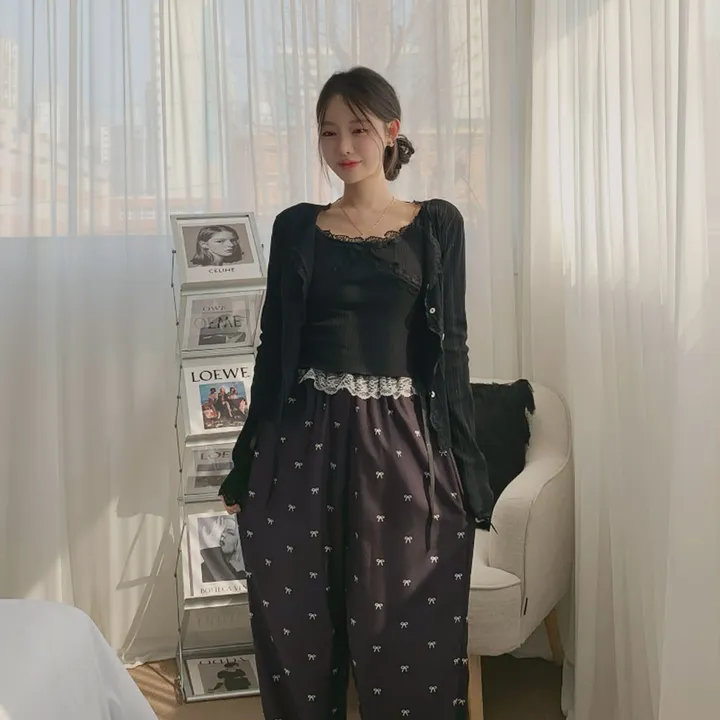 [부분 당일배송🤍나시가디건set/벚꽃룩🌸] 슈디 레이스 끈나시 + 레이스 긴팔 골지 가디건 세트 데일리룩 데이트룩 벚꽃룩 발레코어 여리여리 여리핏 레이스가디건 레이스나시 상세 이미지 50