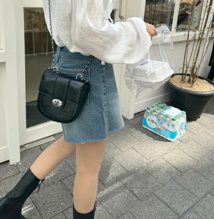 [주문폭주/인기재진행] 싸이클 컷팅 숏 데님 팬츠 상세 이미지 10