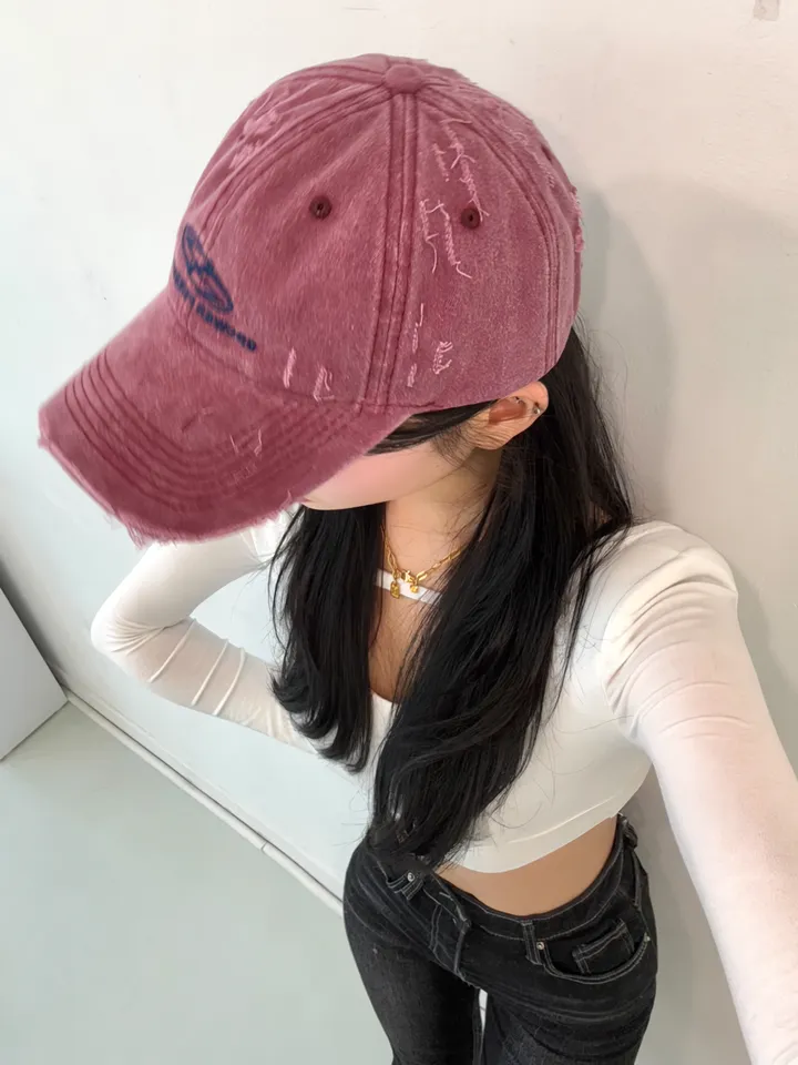 [🧢+팔찌+안경+캡가드증정❤/묶음할인✨] 캐피튜드 빈티지 리퍼 이파워 프리젠츠 볼캡 - 연예인핏 데일리 남녀공용 소두핏 레트로 소두핏 대두커버 연예인 아이돌 사계절 커플 모자 상세 이미지 148
