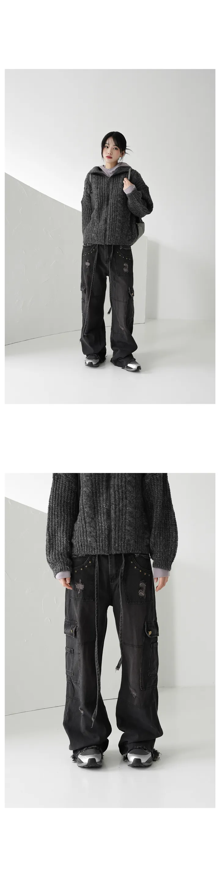 그런지 스타 데님팬츠 상세 이미지 14