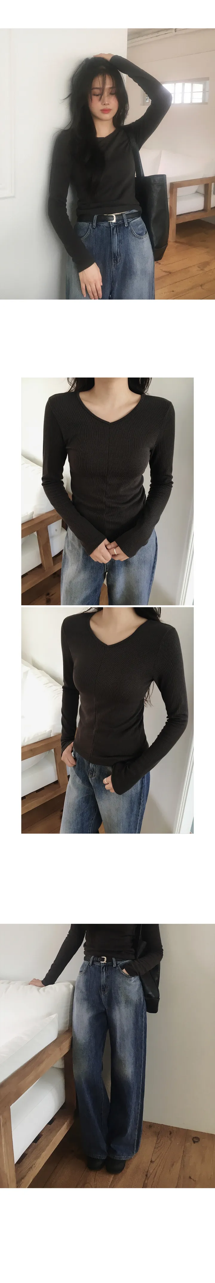 [🤎후들핏/빈티지데님] 모어와이드 에어소프트 데님팬츠 (+베이직/롱ver) - 4 size (SLOWMADE/자체제작/키작녀/키큰녀/고퀄리티/디테일/와이드팬츠/기본템/웰메이드) 상세 이미지 37