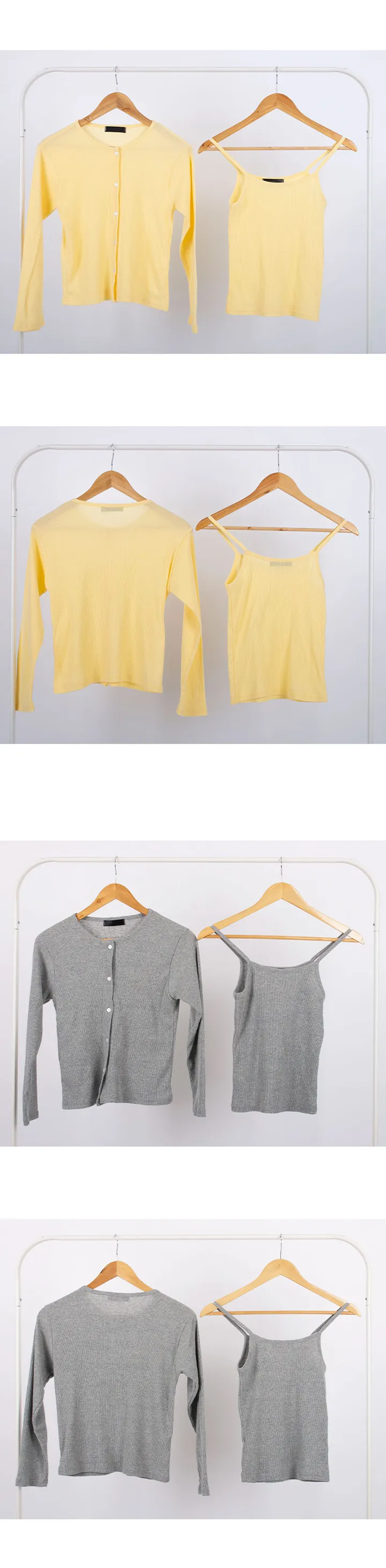 [당일출고/나시세트] 여리핏 골지 나시 가디건set 5color 상세 이미지 9