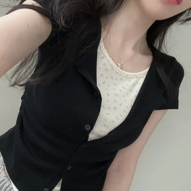 [ 일체형/플라워패턴🌷] 밍디 플라워 레이어드 옆셔링 가디건 (3col) 상세 이미지 15