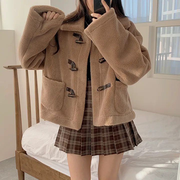 [실물보장!🤍몽글,따뜻~귀여워요! 떡볶이코트 양털코트 겨울코트] 몽실양털떡볶이코트 상세 이미지 28