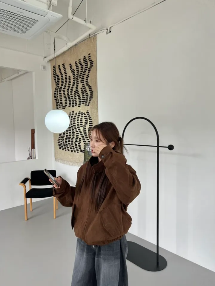 가성비갑) 로컬 스웨이드 자켓 (2color) [스웨이드/자켓/가을코디/코디추천/가성비/숏자켓/점퍼/대학생/y2k/데일리/겨울코디] 상세 이미지 14