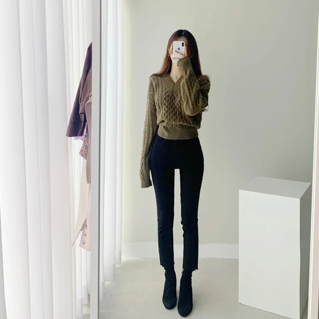 [빠른배송/1만장돌파] 스판굿 반하이 8부 일자 팬츠 면바지 화이트 블랙 베이지 상세 이미지 17