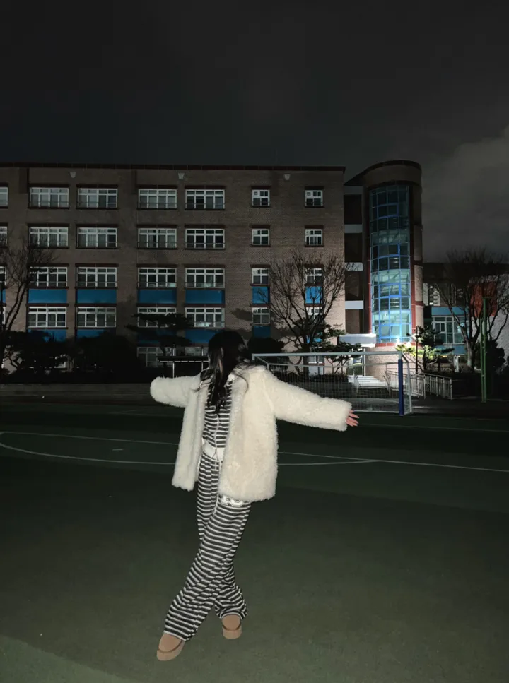 넘버 기모 스트라이프 일자핏 트레이닝 팬츠 상세 이미지 18