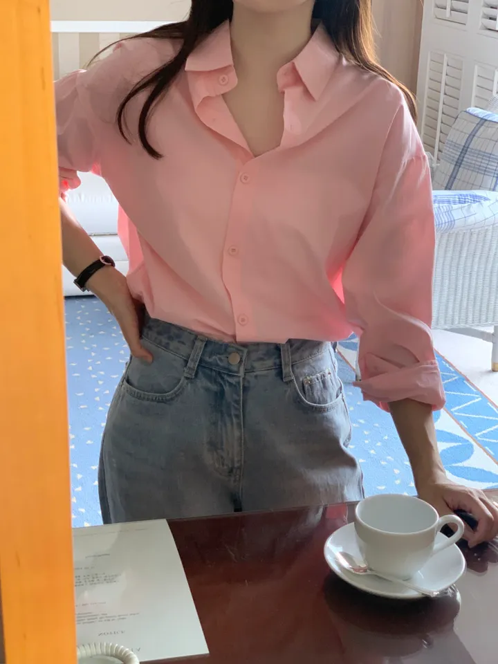 [주문폭주/당일출고] 루즈핏 파스텔 코튼 셔츠 남방 5col 봄셔츠 여름셔츠 가을셔츠 상세 이미지 21