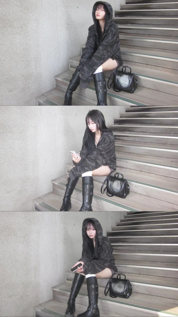 MILITARY CAMO HOOD (기모원단 추가) 상세 이미지 3