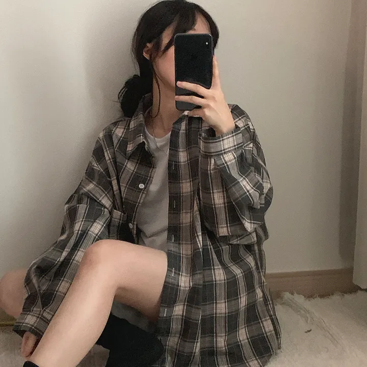 묶음할인🎈[오버핏🤍] 마가린 체크 오버 남방 상세 이미지 40