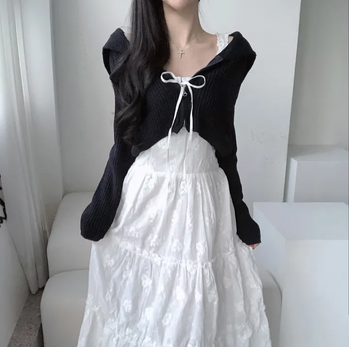*당일* 슈슈 하찌 세라 크롭 가디건 4color 투웨이 투지퍼 봄신상 가디건 루즈핏 상세 이미지 28