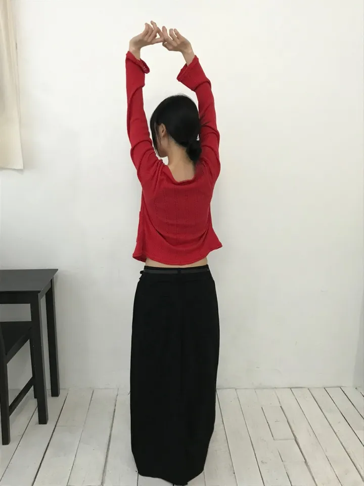 모에 펀칭 가디건(3color) 상세 이미지 32