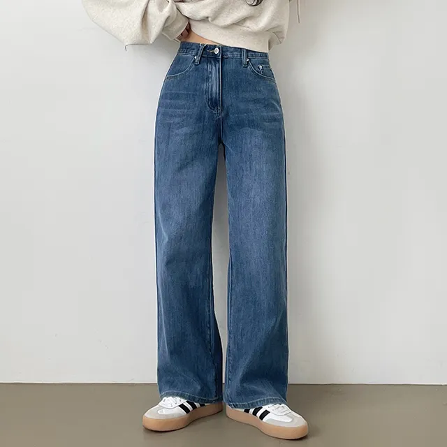 [3기장/S~2XL!] 라이크 그레이시연청+진청 스판데님와이드팬츠 YKK 2color 상세 이미지 23