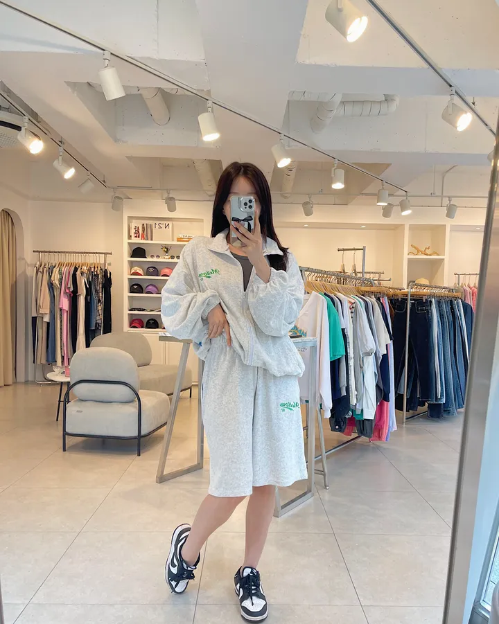 멜로우 테리 타올지 집업점퍼 4color 상세 이미지 3