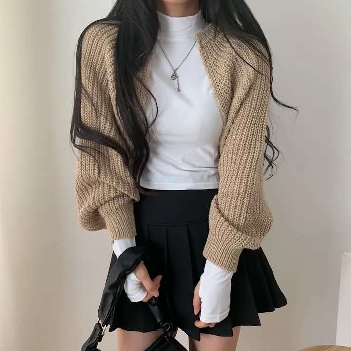 가을 두께감! 하찌 볼레로 크롭 니트가디건;5col 상세 이미지 22