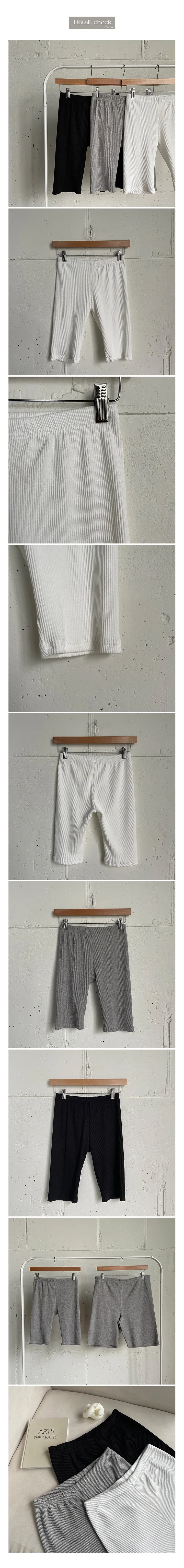 [🧡빅사이즈/M/XL] 유피 골지 스판 바이커팬츠, 5부 반바지 레깅스, 필라테스 요가 운동복 상세 이미지 11