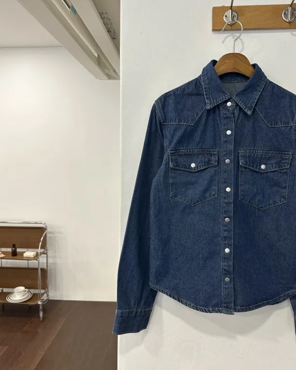 데님 남방 팬츠 세트 BLACK BULE COLOR 상세 이미지 35
