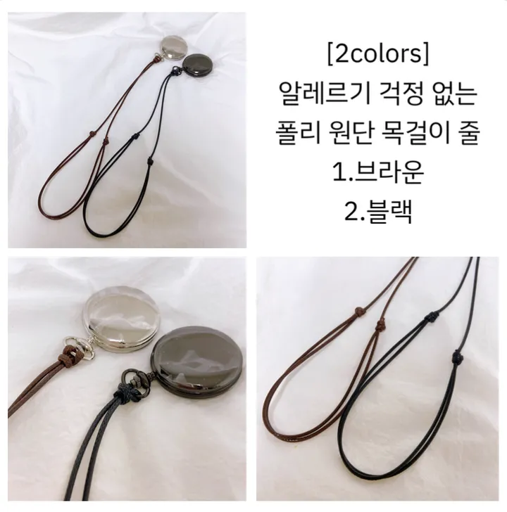 [2colors] 이상한 나라의 비밀 정원 토끼 회중시계 목걸이 상세 이미지 7