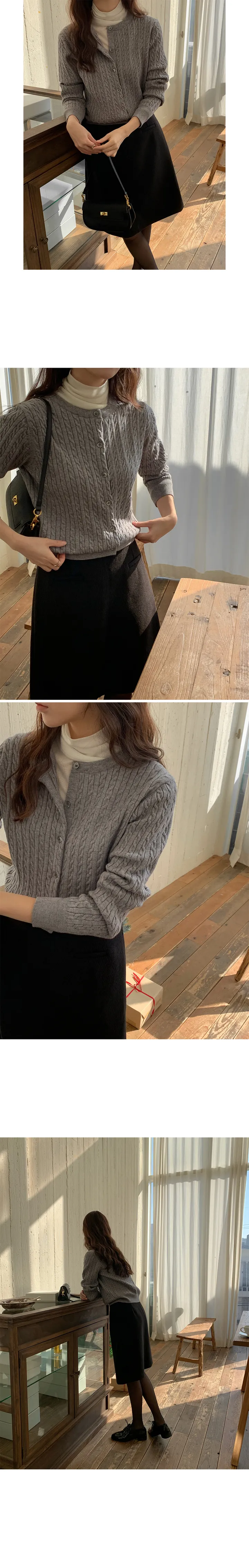 [4천장돌파][MADE] 카미유 소프트 케이블 니트 가디건 상세 이미지 28