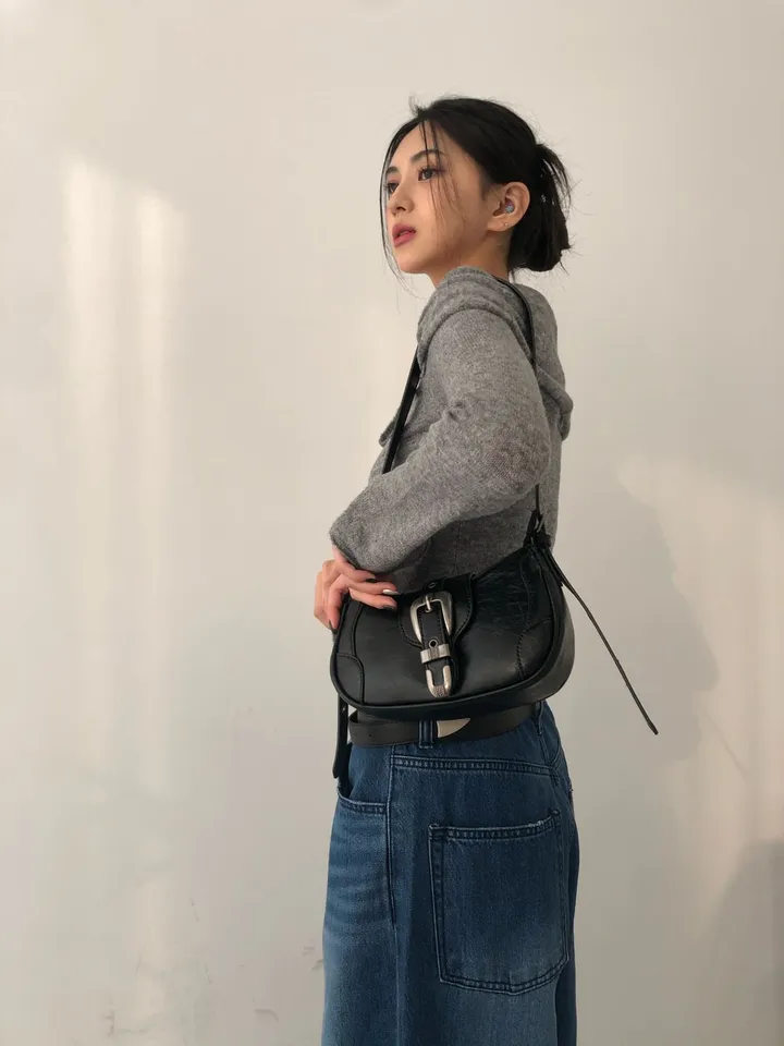 [당일발송/MDpick] Vintage buckle shoulder bag , 3color 상세 이미지 8