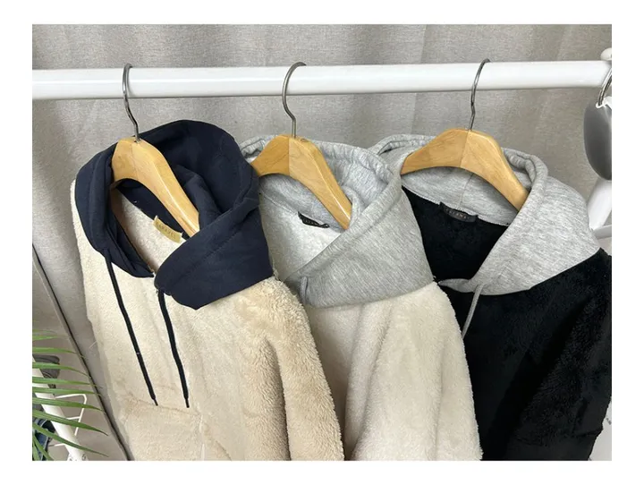 [당일배송][양털/뽀글이]후드 플리스 투웨이 겨울 따뜻한 데일리 점퍼 3color 묶음할인중 상세 이미지 92