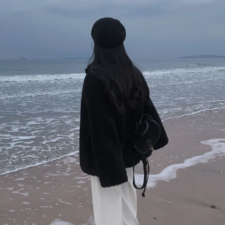 [왕아방핏🤎/주문폭주✨]후회없는 선택,푸들 양털 오버핏 하프 스웨이드 퍼자켓,코트 상세 이미지 48