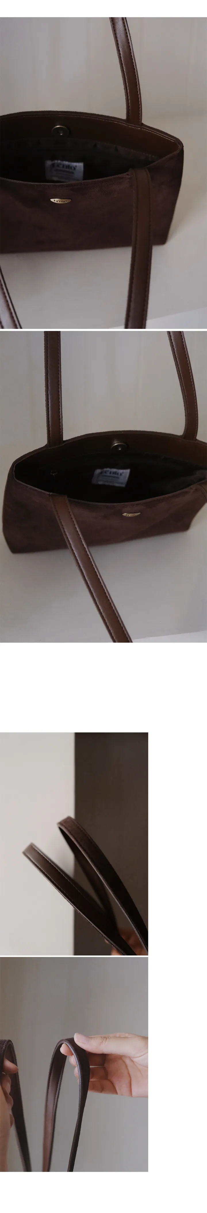 [💝데일리백/숄더백] #LENTO. Bazil suede bag  - 4 color 상세 이미지 16